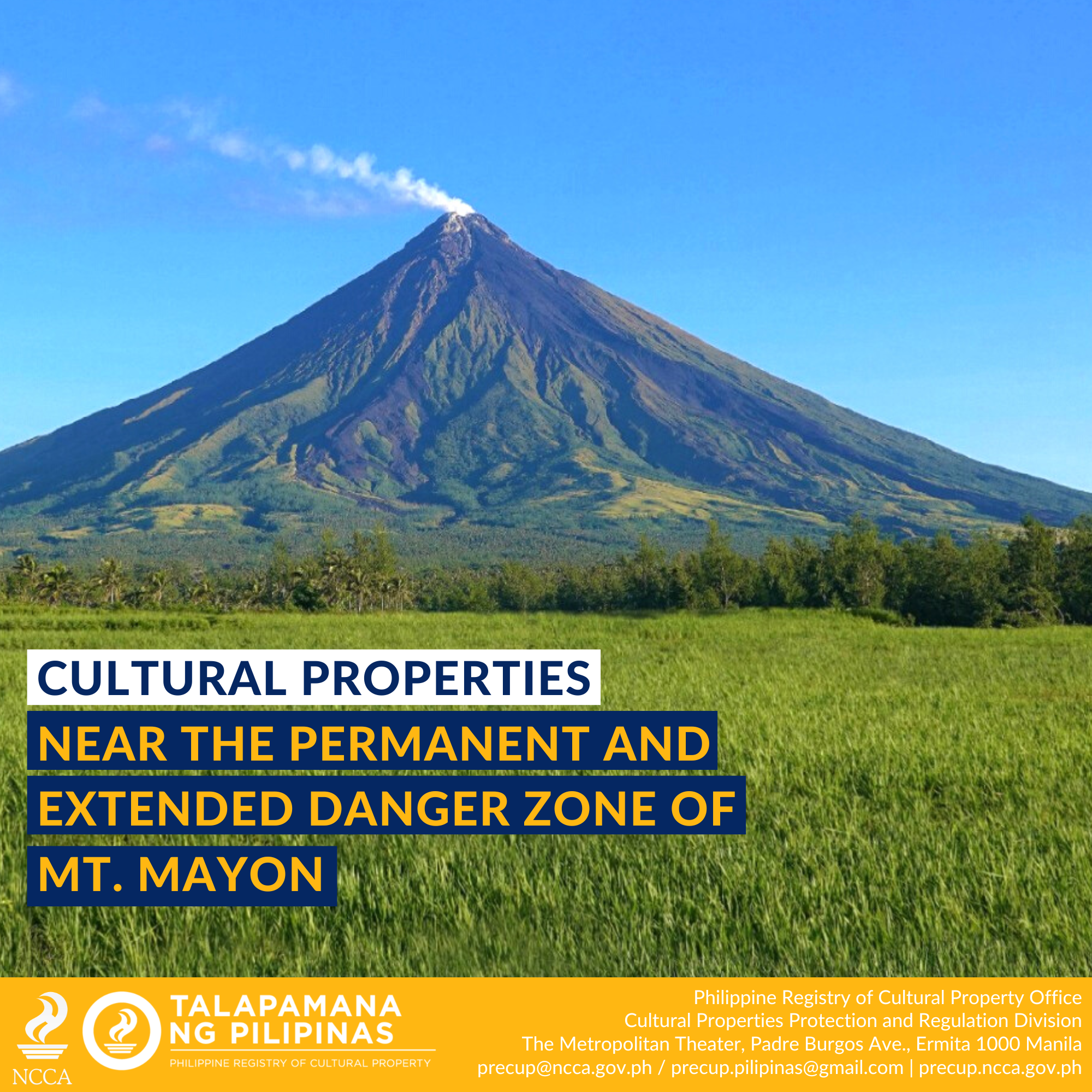 CULTURAL PROPERTIES REGISTERED NEAR MT. MAYON PDZ AND EDZ